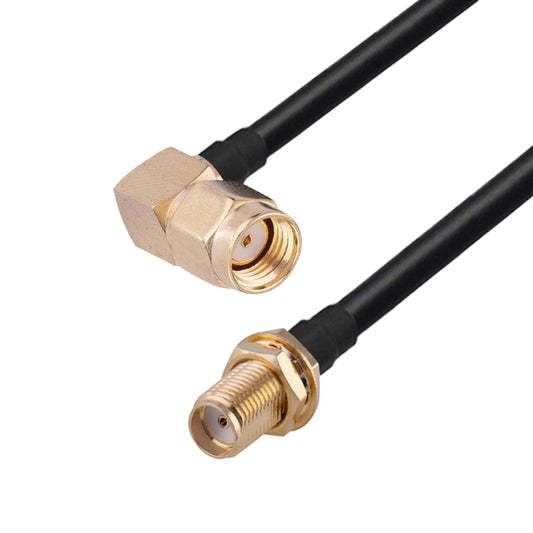 PR-SMA Male Elbow to SMA Female RG174 RF Coaxial Adapter Cable, Length: 15cm by buy2fix