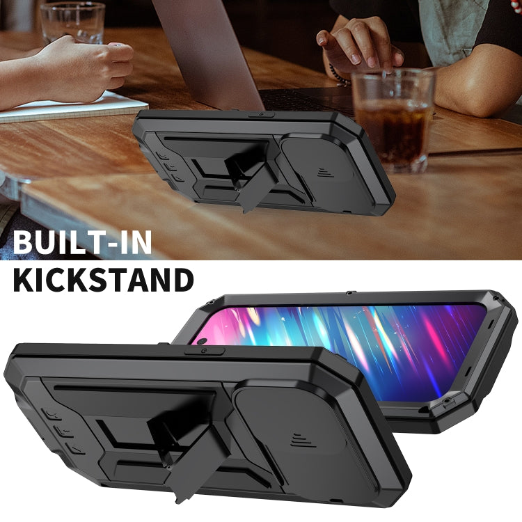 For iPhone 14 Pro Max R-JUST Shockproof Life Waterproof Dust-proof Case (Black) by R-JUST