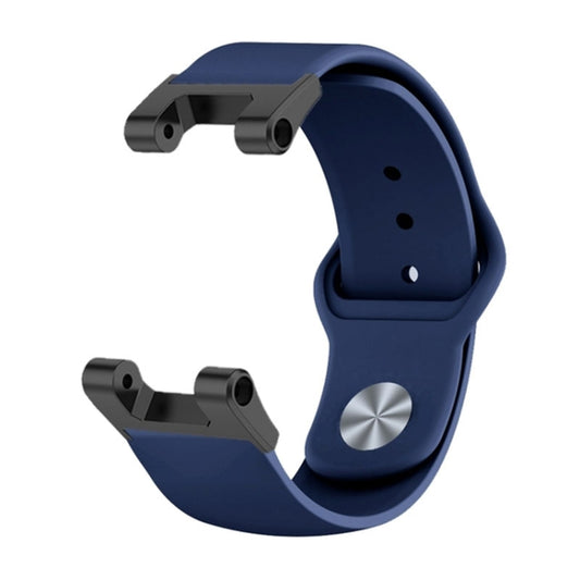 For Amazfit T-Rex / T-Rex Pro / Ares Silicone Reverse Buckle Watch Band(Midnight Blue) by buy2fix