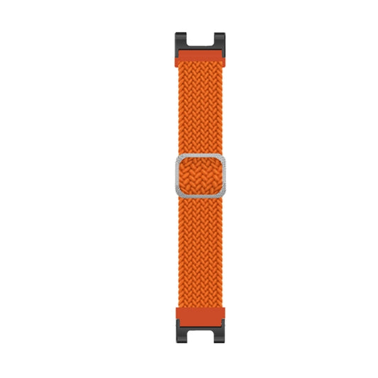For Amazfit T-Rex / T-Rex Pro / Ares Adjustable Buckle Braided Nylon Watch Band(Orange) by buy2fix