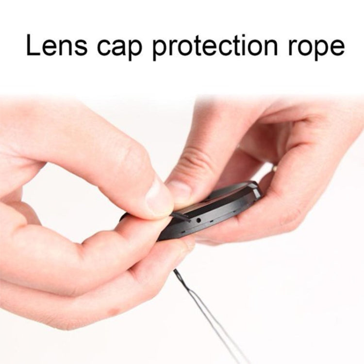 40.5mm Center Pinch Camera Lens Cap for Canon(Black) by buy2fix