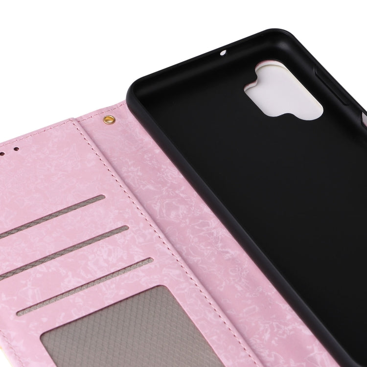 For Samsung Galaxy A13 4G / 5G Bronzing Painting RFID Leather Case(Pastoral Rose) by buy2fix