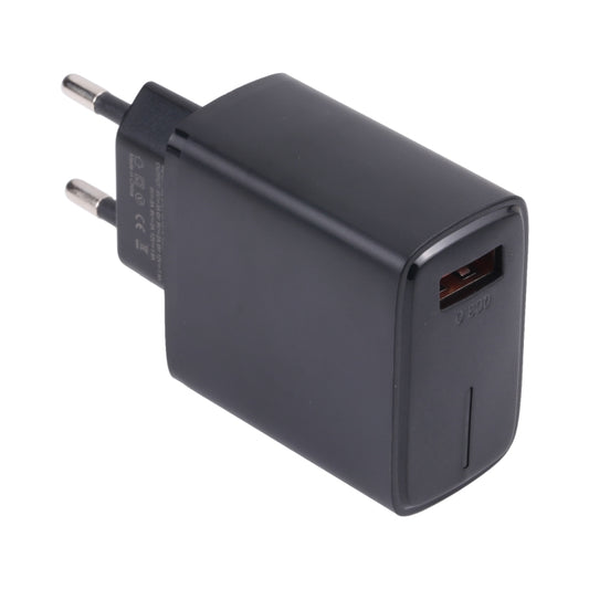 LZ-1130 QC 3.0 USB Charger, Plug Type:EU Plug(Black) by buy2fix