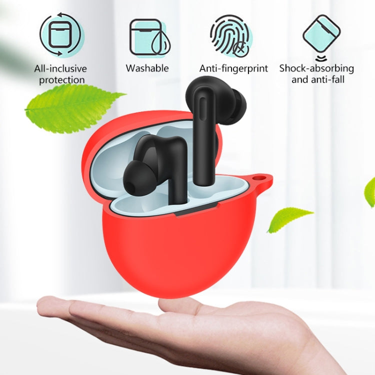 For OPPO Enco Air 2i Wireless Earphone Silicone Protective Case(Blue) by buy2fix