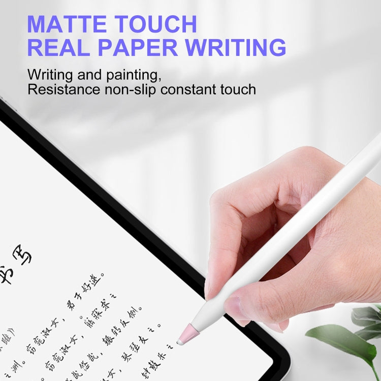 8 PCS / Set Fiber Texture Nib Protector For Apple Pencil(White) by buy2fix