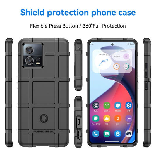 For Motorola Moto S30 Pro Full Coverage Shockproof TPU Phone Case(Black) by buy2fix