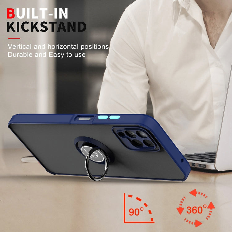 For T-Mobile REVVL 6 Pro 5G Q Shadow 1 Series TPU + PC Phone Case with Ring(Red) by buy2fix