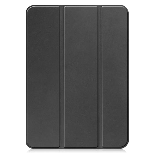 Solid Color Custer Texture Leather Tablet Case For iPad 10th Gen 10.9 2022 / 2025 (Black) by buy2fix