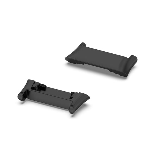 For OPPO Watch Free 1 Pair Metal Watch Band Connector(Black) by buy2fix
