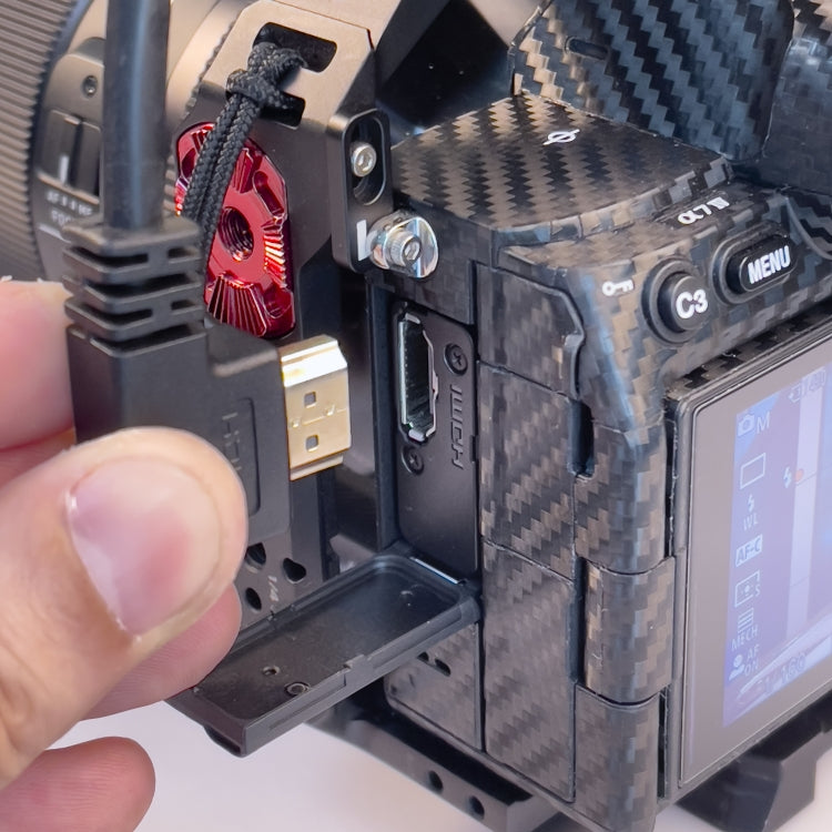 HDL-03 30cm HDMI Male Elbow to Female Adapter Cable, Type:Left Angle by buy2fix