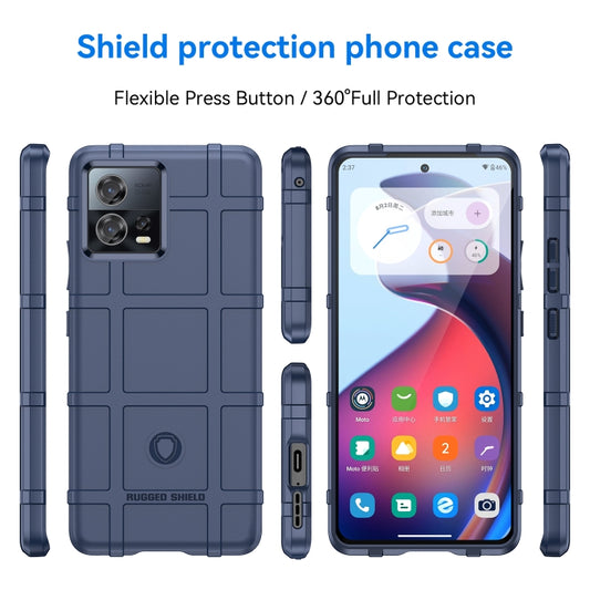 For Motorola Edge 30 Fusion Full Coverage Shockproof TPU Case(Blue) by buy2fix
