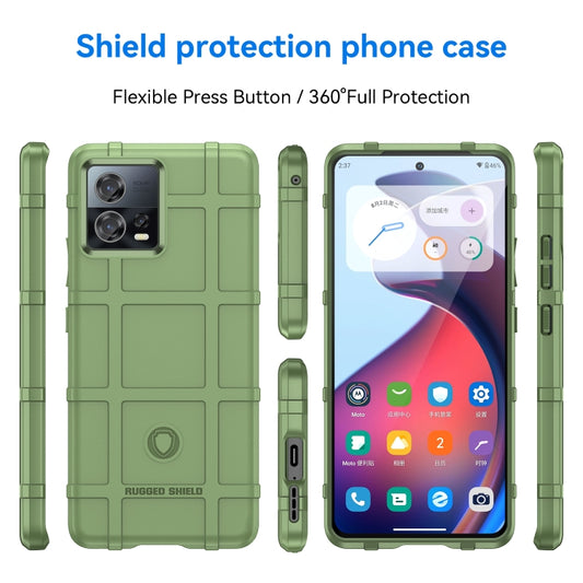 For Motorola Edge 30 Fusion Full Coverage Shockproof TPU Case(Green) by buy2fix