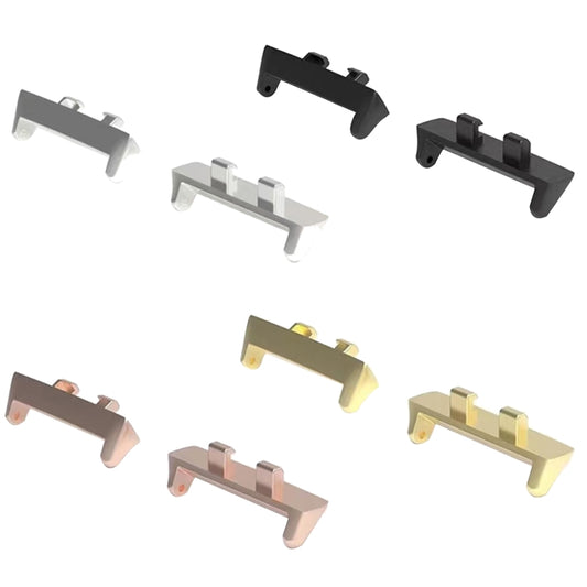 For OPPO Watch3 42mm 1 Pair 20mm Metal Watch Band Connector(Rose Gold) by buy2fix