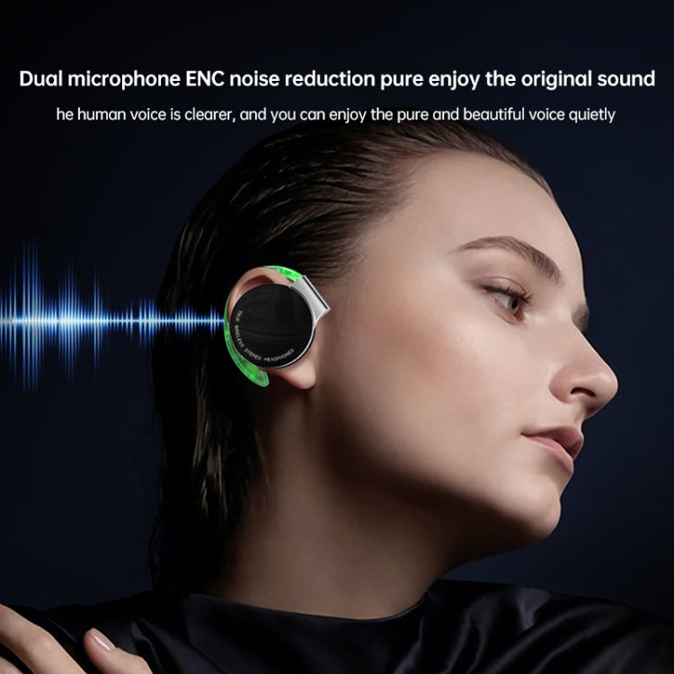 T&G F2 Ear Mount Waterproof Wireless Bluetooth Noise Reduction Earphone, Waterproof Level: IPX5(Black) by T&G