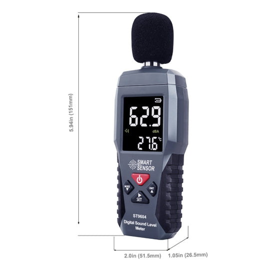 SmartSensor dB Decibel Detector Audio Tester, Model:ST9604 by SMART SENSOR