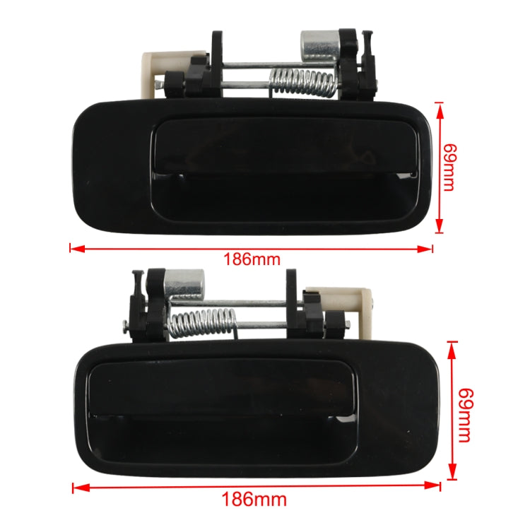 A7771 1 Pair Car Rear Outside Door Handle 69240-AA010 for Toyota Camry 1997-2001 by buy2fix