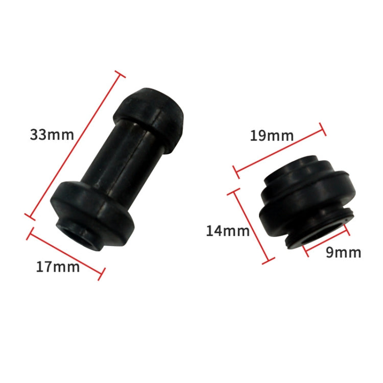 20 Sets Motorcycle Scooter Brake Upper Lower Pump Caliper Shock Absorber Sleeve Dust Covers by buy2fix