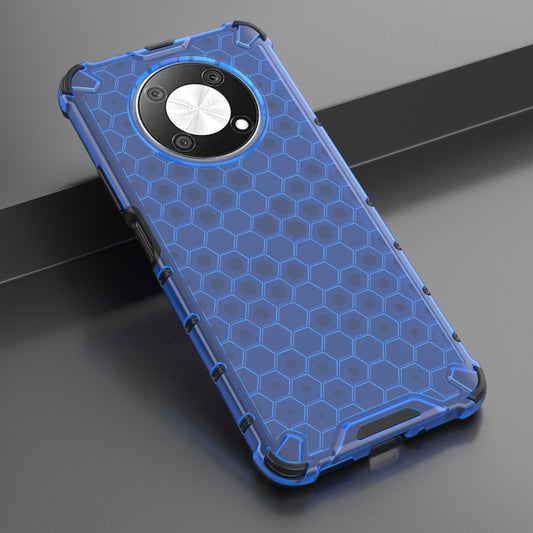 For Huawei nova Y90 4G Honeycomb Phone Case(Blue) by buy2fix