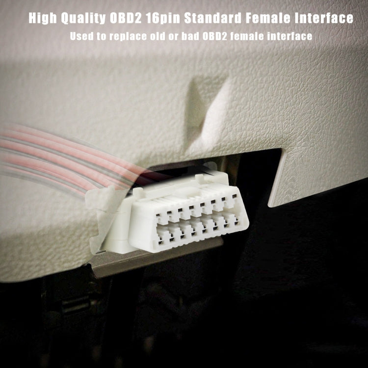 30cm 16Pin Fixed Terminal Extension Cable Female Plug for Honda by buy2fix