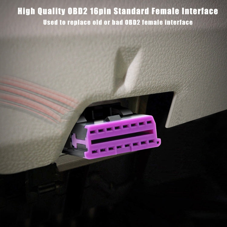 30cm 16Pin Fixed Terminal Extension Cable Female Plug for Volkswagen by buy2fix