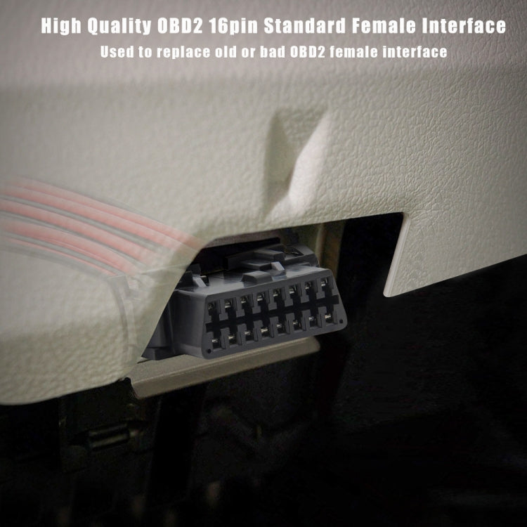 30cm 16Pin Fixed Terminal Extension Cable Female Plug for KIA by buy2fix