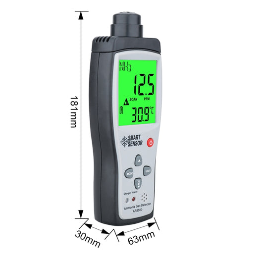 SmartSensor AR8500 Handheld Ammonia Gas NH3 Detector Meter by SMART SENSOR