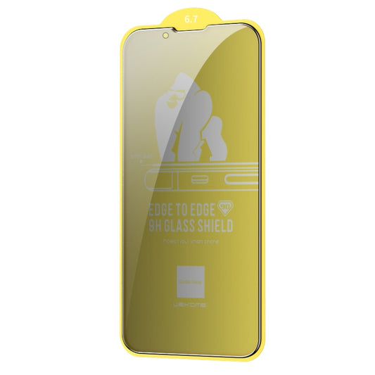 For iPhone 13 Pro Max WEKOME 9D Curved Privacy Tempered Glass Film by WK