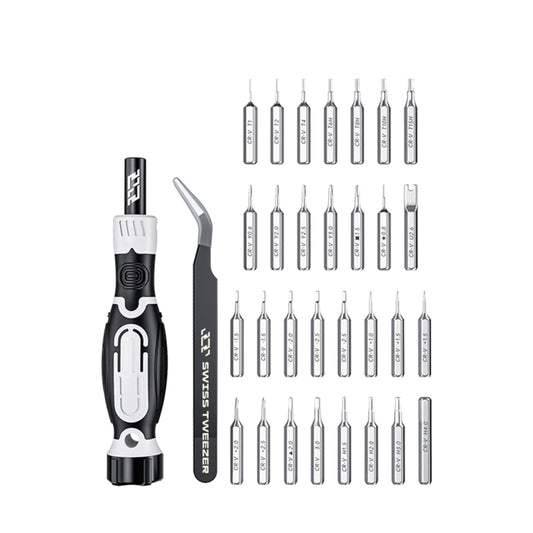 JAKEMY 32 in 1 Precision Screwdriver Set with Tweezers, Model:JM-8189A by JAKEMY