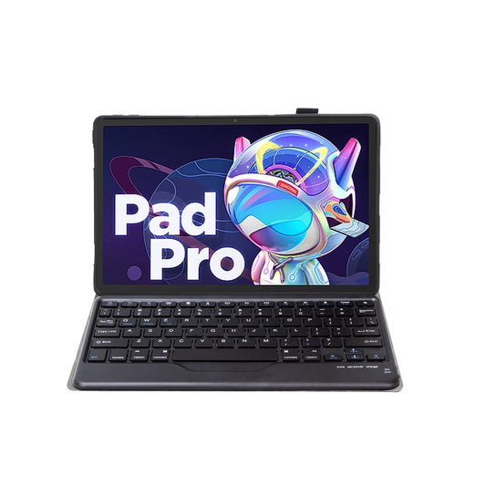 AM18-B Bluetooth Keyboard Leather Case For Lenovo XiaoXin Pad Pro 2022 11.2 inch(Black) by buy2fix