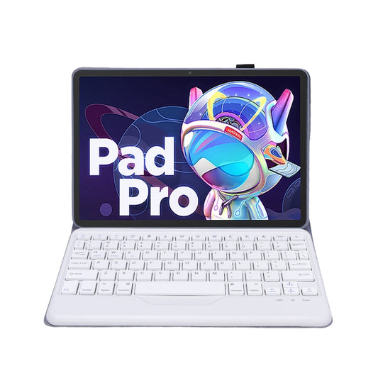 AM18-B Bluetooth Keyboard Leather Case For Lenovo XiaoXin Pad Pro 2022 11.2 inch(Blue) by buy2fix