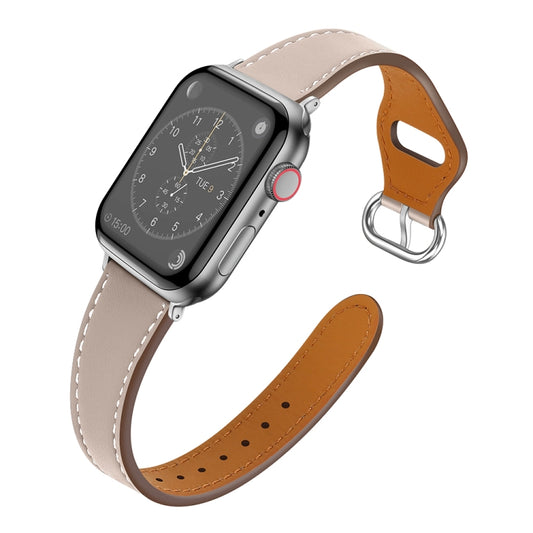 Small Waist Watch Band For Apple Watch Ultra 49mm / Series 8&7 45mm / SE 2&6&SE&5&4 44mm / 3&2&1 42mm(Starlight) by buy2fix