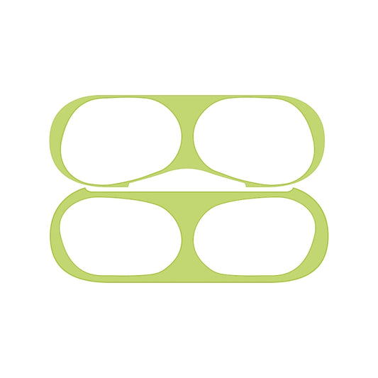 For Apple AirPods Pro 2 Wireless Earphone Protective Case Metal Sticker(Green) by buy2fix