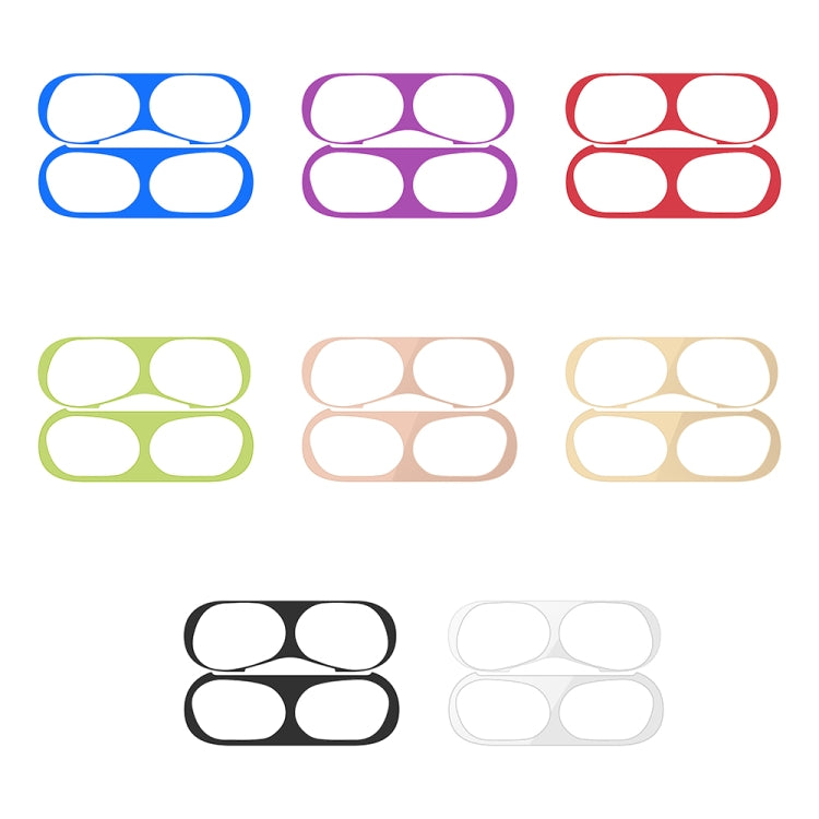 For Apple AirPods Pro 2 Wireless Earphone Protective Case Metal Sticker(Black) by buy2fix