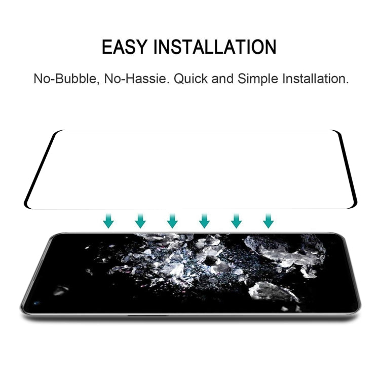 For OnePlus 11 Pro 25pcs 3D Curved Edge Full Screen Tempered Glass Film(Black) by buy2fix