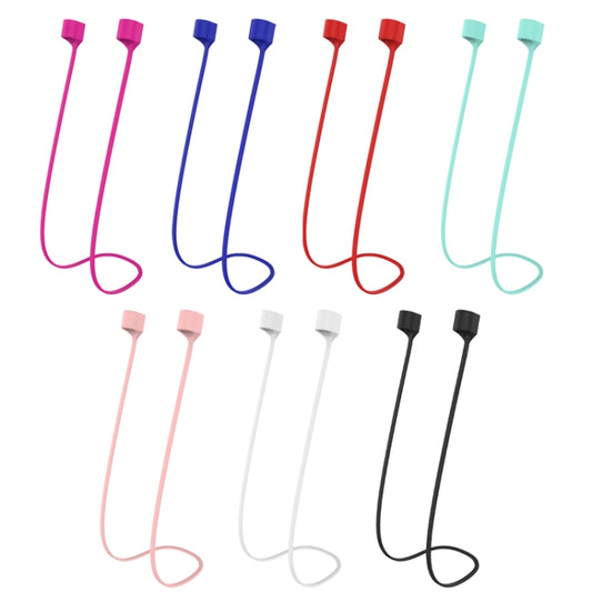 For AirPods Pro 2 Bluetooth Headset Anti-lost Rope Magnetic Silicone Lanyard(Pink) by buy2fix