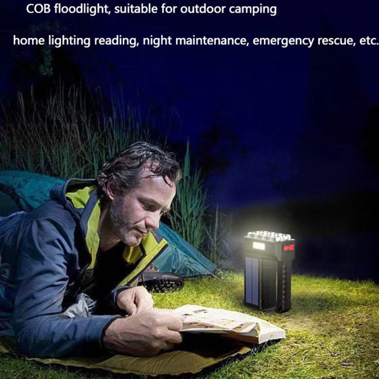 Solar Charging Super Bright Waterproof 8 LED Camping Flashlight Lamp by buy2fix