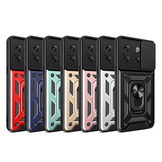 For OnePlus 10T Sliding Camera Cover Design TPU+PC Phone Case(Red) by buy2fix