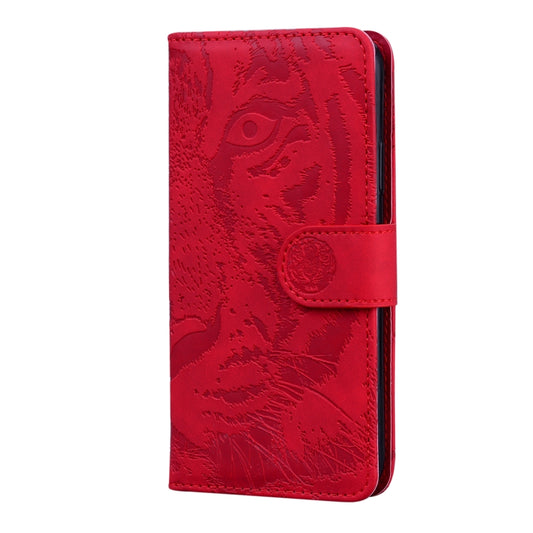 For Nothing Phone 1 Tiger Embossing Pattern Flip Leather Phone Case(Red) by buy2fix