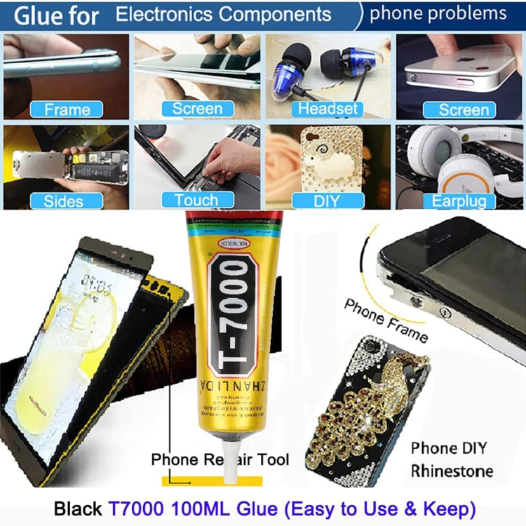 15mL T7000 LCD Screen Black Glue Multifunction Universal DIY Adhesive Glue by buy2fix