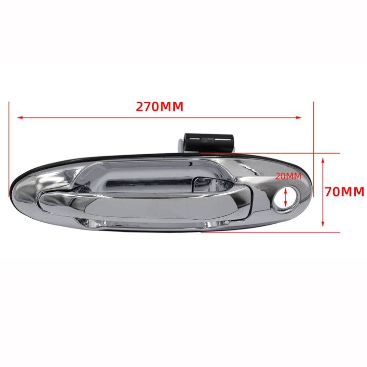For Toyota Land Cruiser 1998-2007 4 in 1 Car Chrome Outside Door Handle 69220-60061 69210-60061 by buy2fix