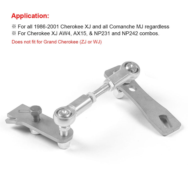 For Jeep Cherokee 1986-2001 Car Transfer Case Linkage Kit by buy2fix