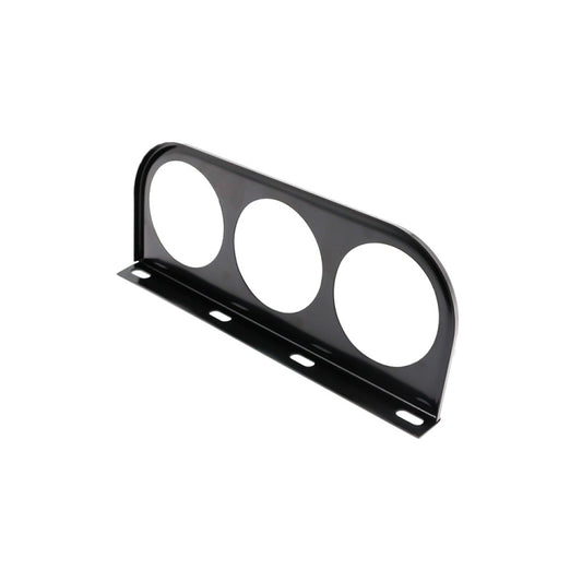 Car 52mm 3 Holes Iron Dash Gauge Meter Pod Mount Holder(Silver) by buy2fix