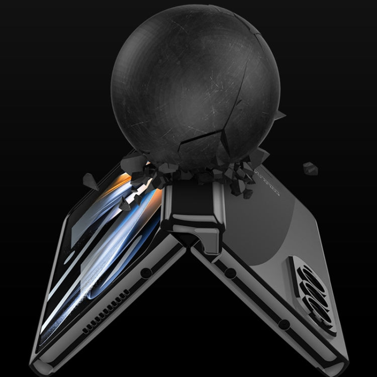 For Samsung Galaxy Z Fold4 GKK Magnetic Hinged Phantom Folding Phone Case(Champagne Gold) by GKK