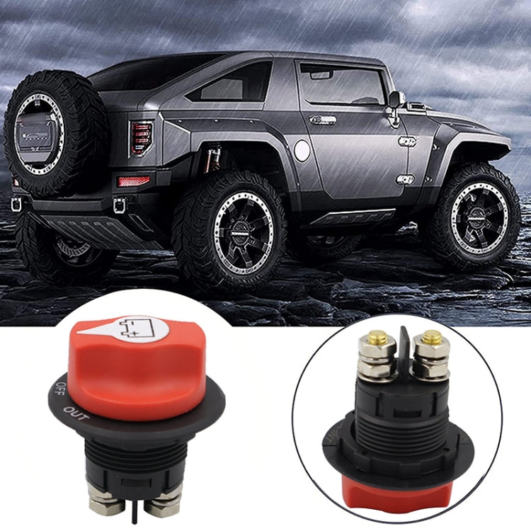 200A 6AWG Car Yacht Battery Selector Isolator Disconnect Rotary Switch Cut With Power Cord by buy2fix