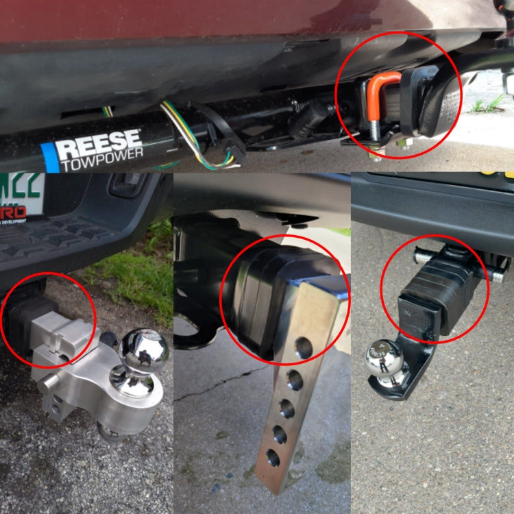5/8 inch Tow Hitch Ball Bar Trailer Coupler Lock Pin Heavy Duty with 2 inch Muffler Pad by buy2fix