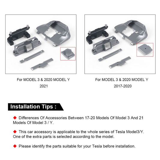 For Tesla Model 3 / Y 2017-2022 Car Monitor Rotation Mount by buy2fix