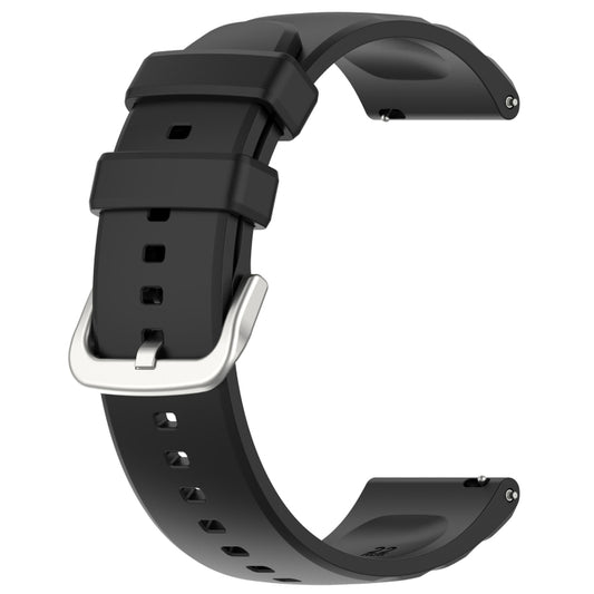 For Amazfit GTR 4 22mm Silicone Watch Band(Black) by buy2fix