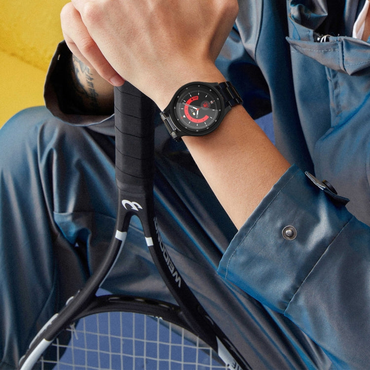 For Samsung Galaxy Watch5 Pro 45mm Full Coverage TPU Electroplating Watch Case(Silver) by buy2fix