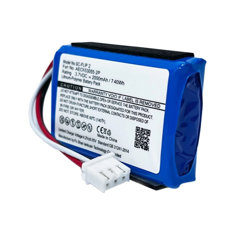 For JBL Flip 2 2013/Flip II Original AEC653055-2P Battery Replacement by buy2fix