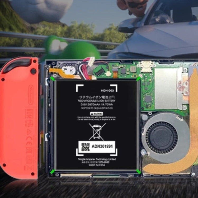 For Switch Lite 3570mAh HDH-003 Battery Replacement by buy2fix